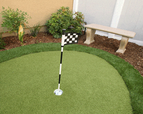 artificial golf green