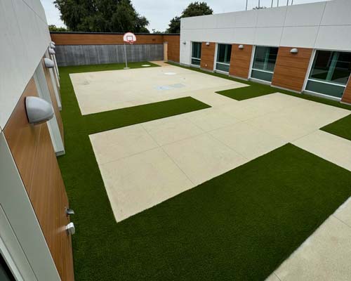 Commerical Artificial Grass Installation