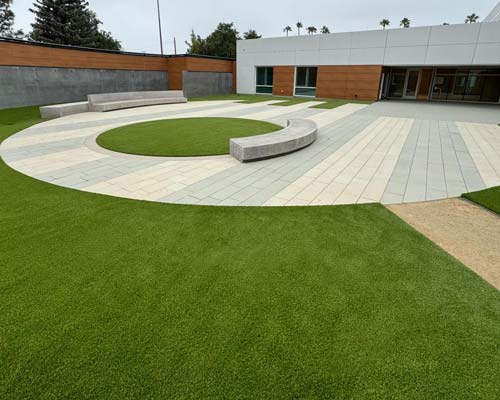 Long Beach VA Hospital Artificial Grass