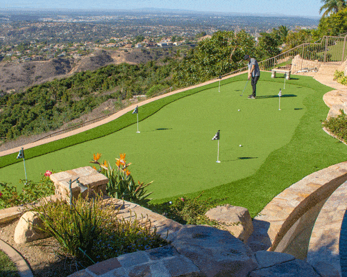 artificial putting green