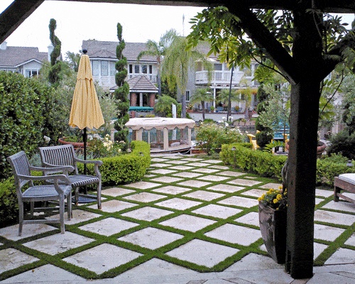 residential artificial grass strips