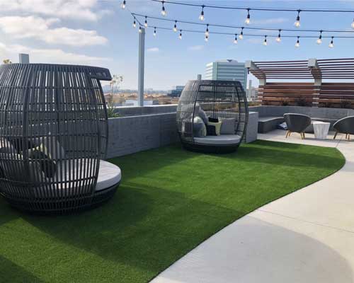 Artificial Grass Outdoor living space